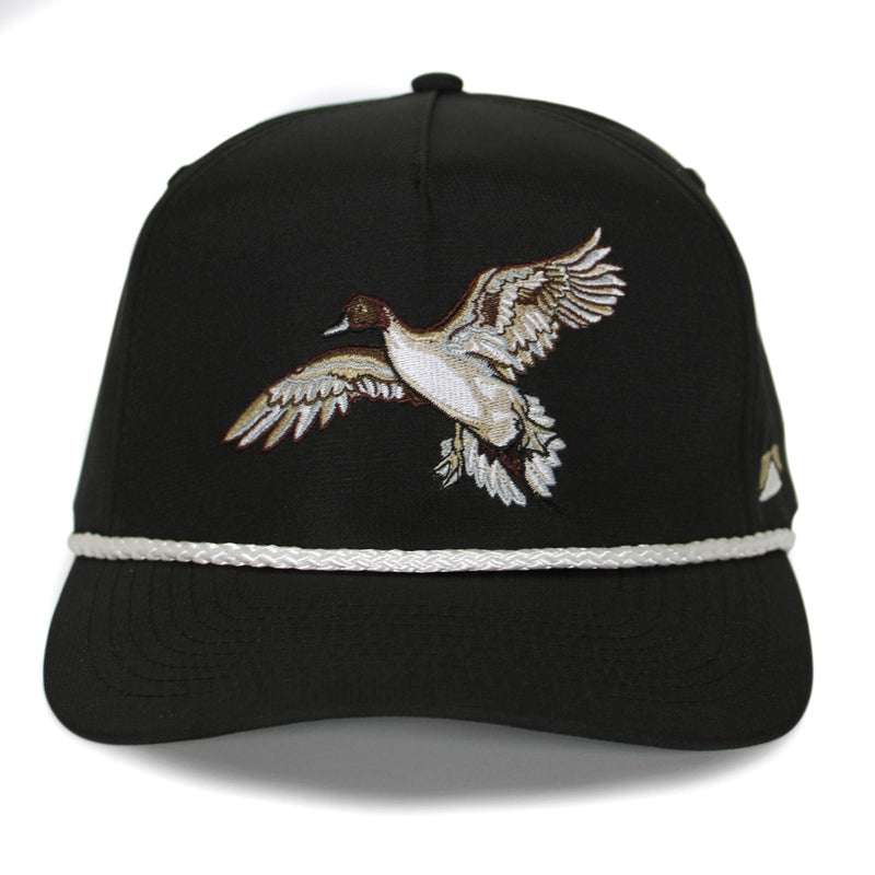 Paramount Outdoors Hat 5-Panel Throwback Fly Fishing Trucker hat with Quick Dry Fabric and Stretch Comfort Snapback