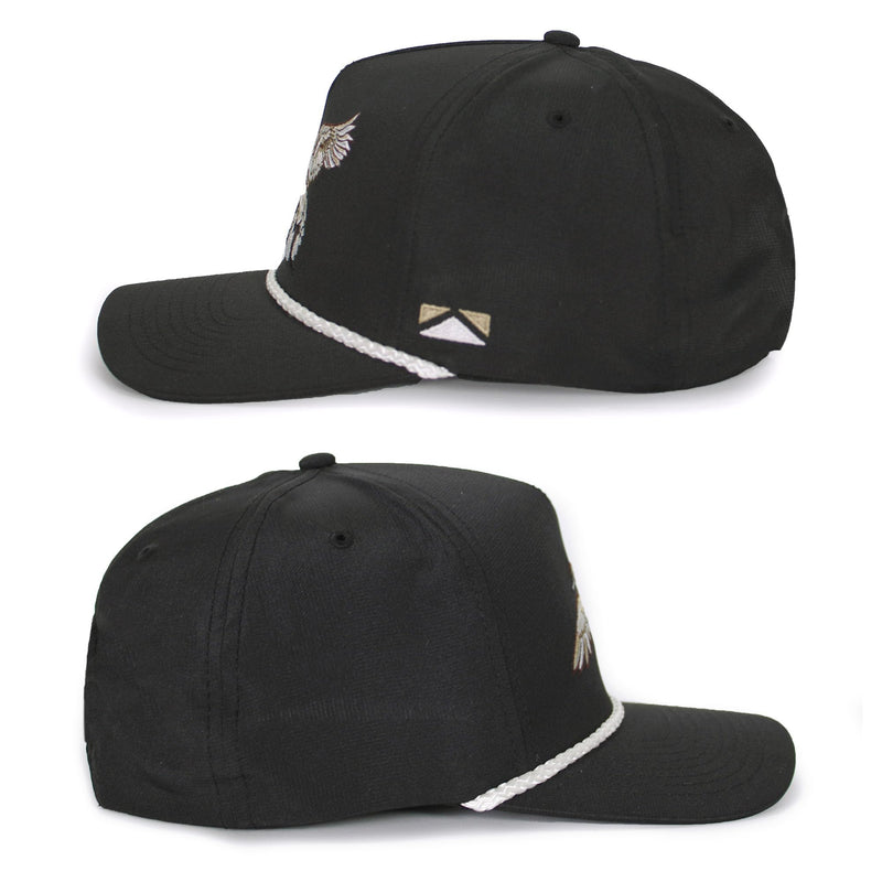 Paramount Outdoors Turkey Feather Bottomland Mesh Back Comfort Snap Snapback, Turkey Hunting Cap