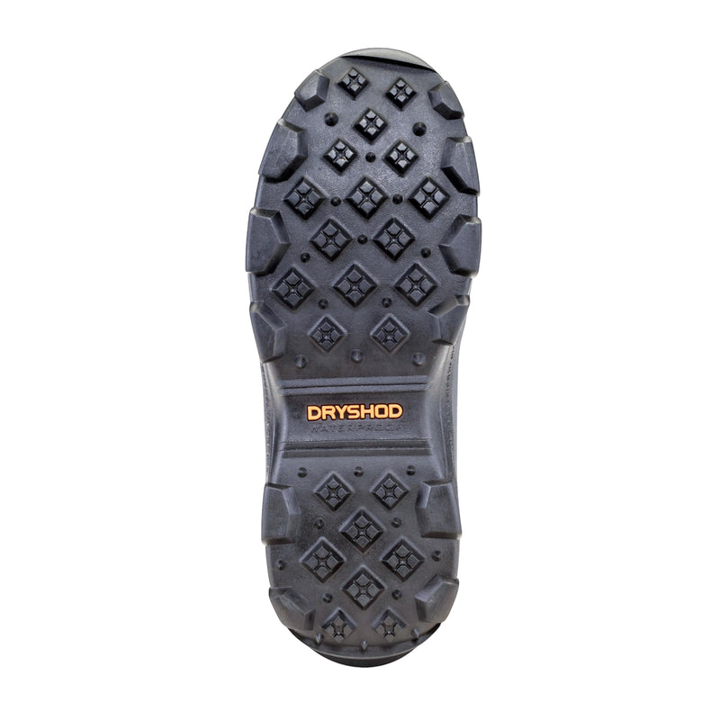 Dryshod Mens Haymaker Gusset Farm Boots| Rubber | Waterproof | Insulated | Black | Pull On