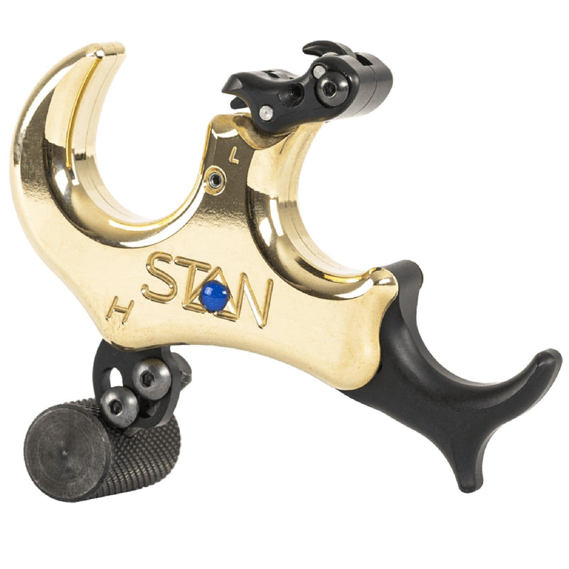 Stan OnneX Hinge Archery Release – Micro-Adjustable Hinge with Draw Control, Click Options, and Modular Fit for 3 or 4 Fingers, Sage, L