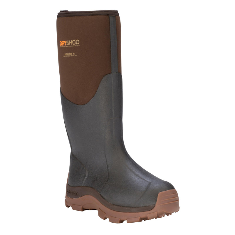 Dryshod Mens Haymaker Hi Rubber Farm Boots |Rubber | Waterproof