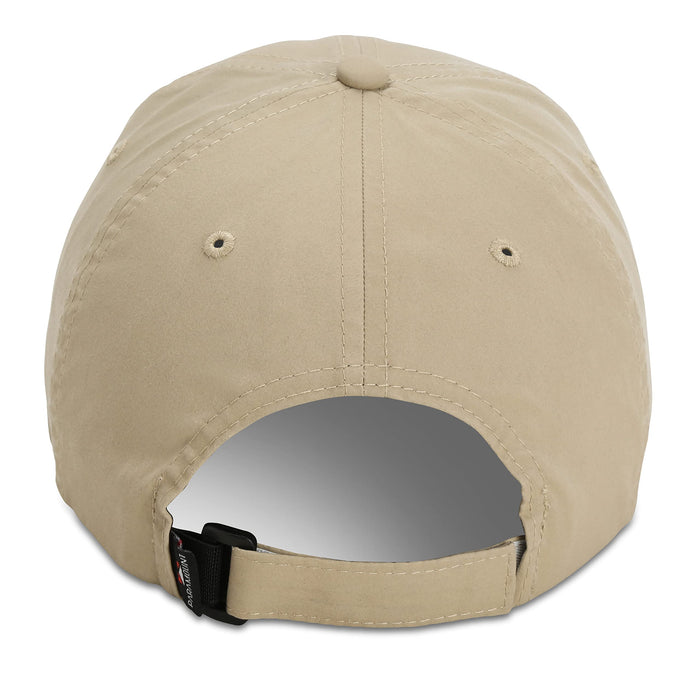Paramount Outdoors Waxed Cloth American Flag Cap American Fit US Flag Cap Fits Head Size MD - 2X (Brown)