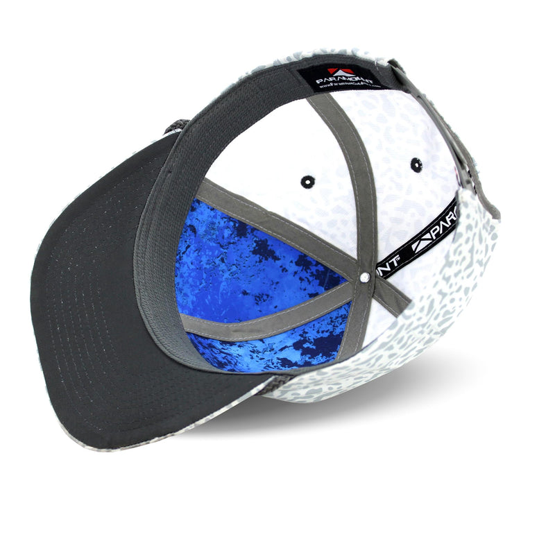 Paramount Outdoors Hat 5-Panel Throwback Fly Fishing Trucker hat with Quick Dry Fabric and Stretch Comfort Snapback