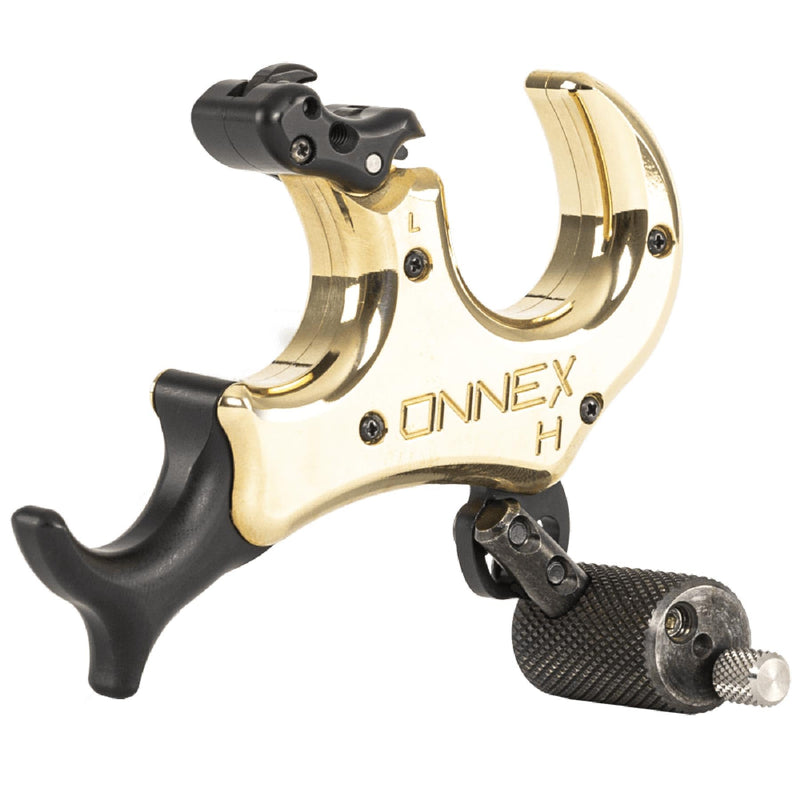 Stan OnneX Hinge Archery Release – Micro-Adjustable Hinge with Draw Control, Click Options, and Modular Fit for 3 or 4 Fingers, Sage, L