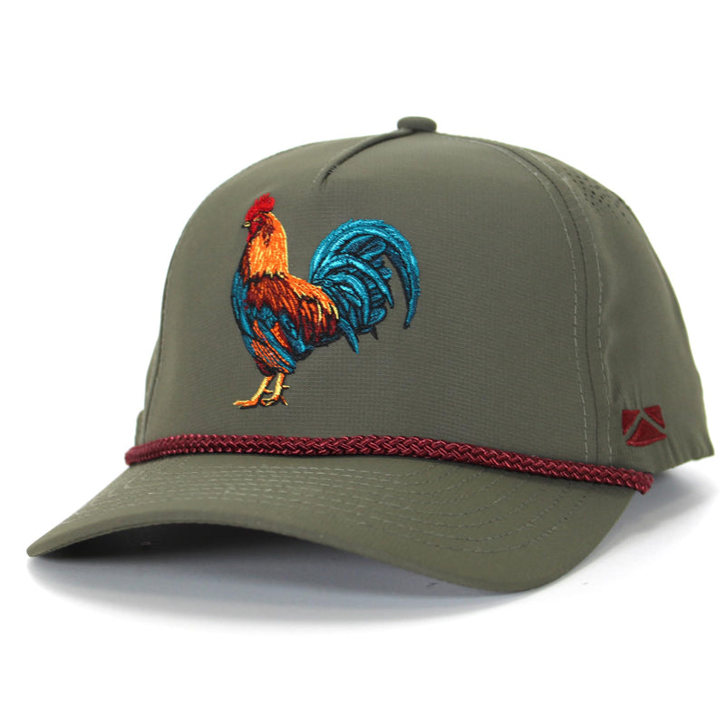 Paramount Outdoors Hat 5-Panel Throwback Fly Fishing Trucker hat with Quick Dry Fabric and Stretch Comfort Snapback