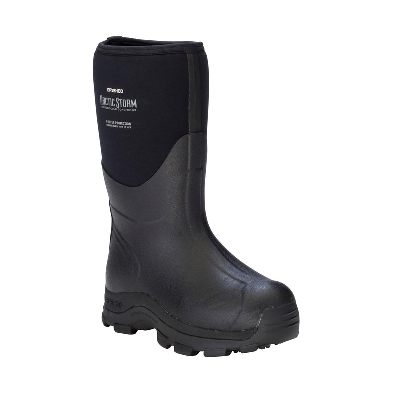 Dryshod Arctic Storm Winter Boot | Mid-Calf Height |Black/Grey | Waterproof | Extreme Cold