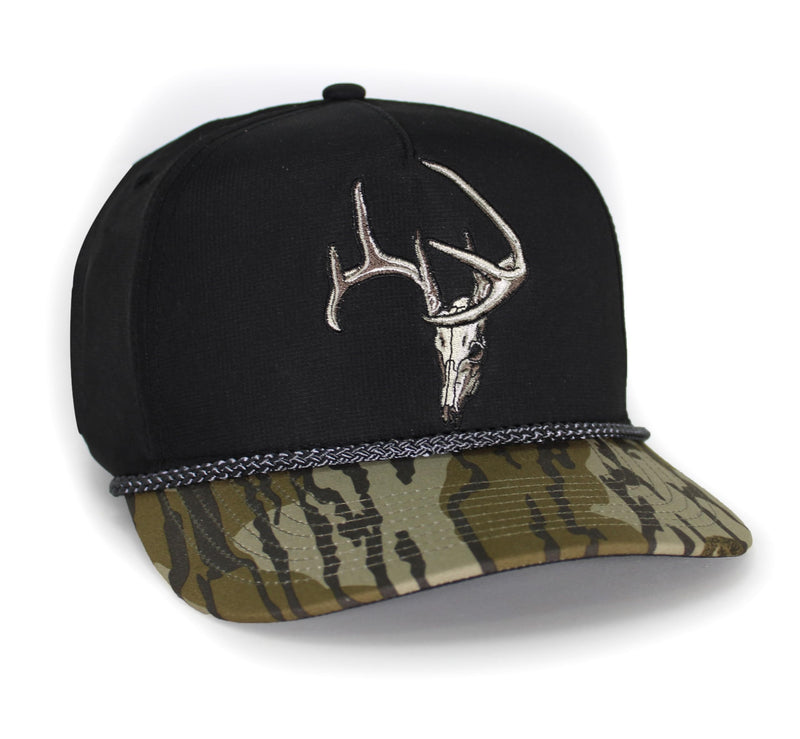 Paramount Outdoors Hat 5-Panel Throwback Fly Fishing Trucker hat with Quick Dry Fabric and Stretch Comfort Snapback