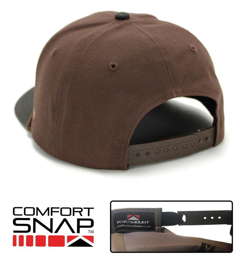 Paramount Outdoors Hat 5-Panel Throwback Fly Fishing Trucker hat with Quick Dry Fabric and Stretch Comfort Snapback