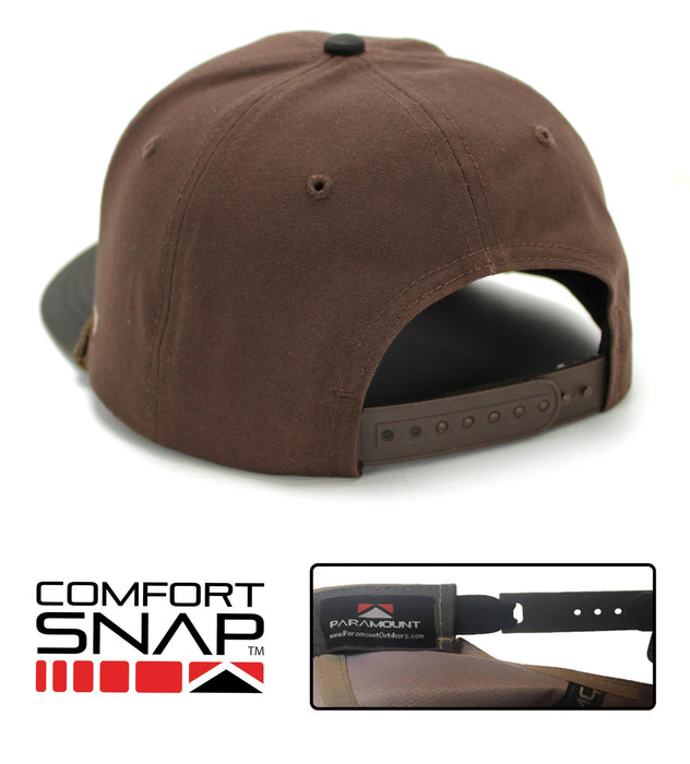 Paramount Outdoors Turkey Feather Bottomland Mesh Back Comfort Snap Snapback, Turkey Hunting Cap