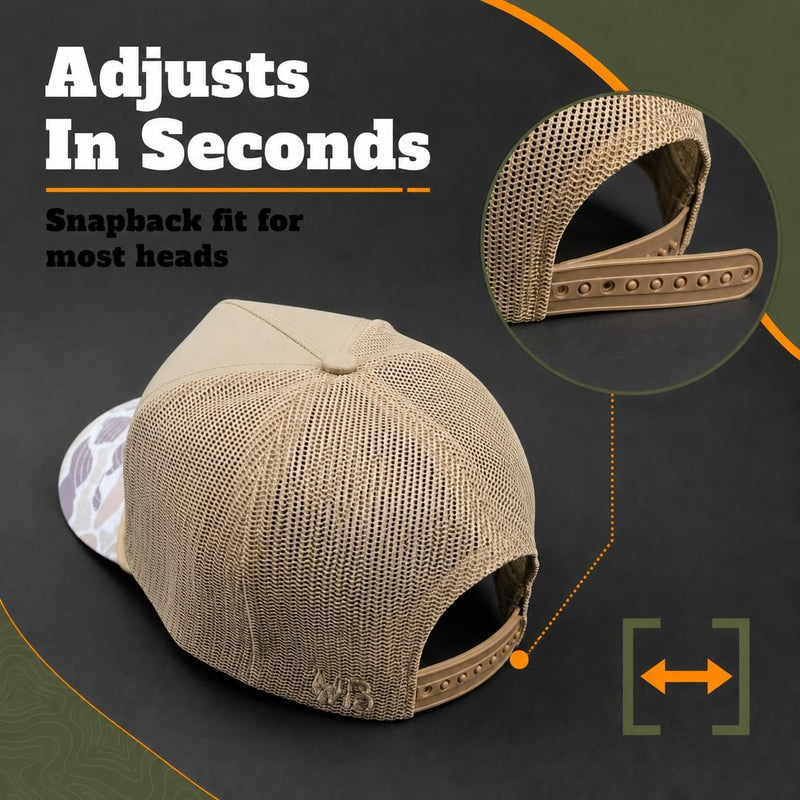 Wild Brims Hats, Mallard Light Camo, Khaki