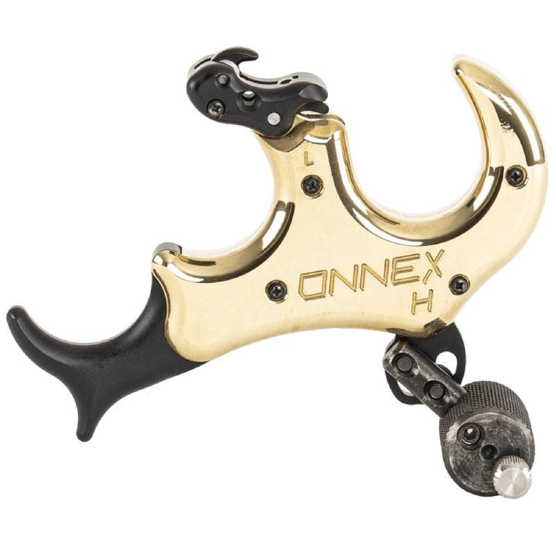 Stan OnneX Hinge Archery Release – Micro-Adjustable Hinge with Draw Control, Click Options, and Modular Fit for 3 or 4 Fingers, Sage, L