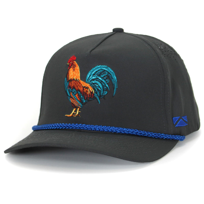 Paramount Outdoors Turkey Feather Bottomland Mesh Back Comfort Snap Snapback, Turkey Hunting Cap