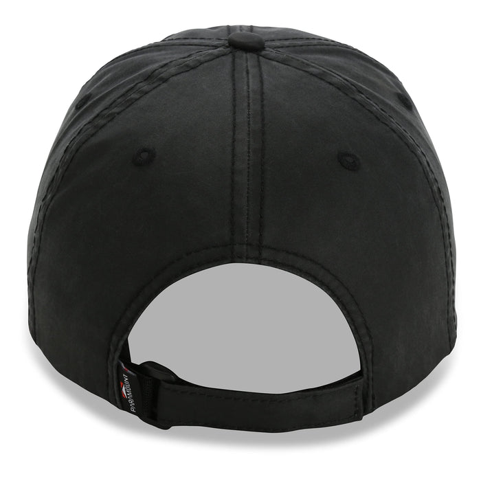 Paramount Outdoors Waxed Cloth American Flag Cap American Fit US Flag Cap Fits Head Size MD - 2X (Brown)