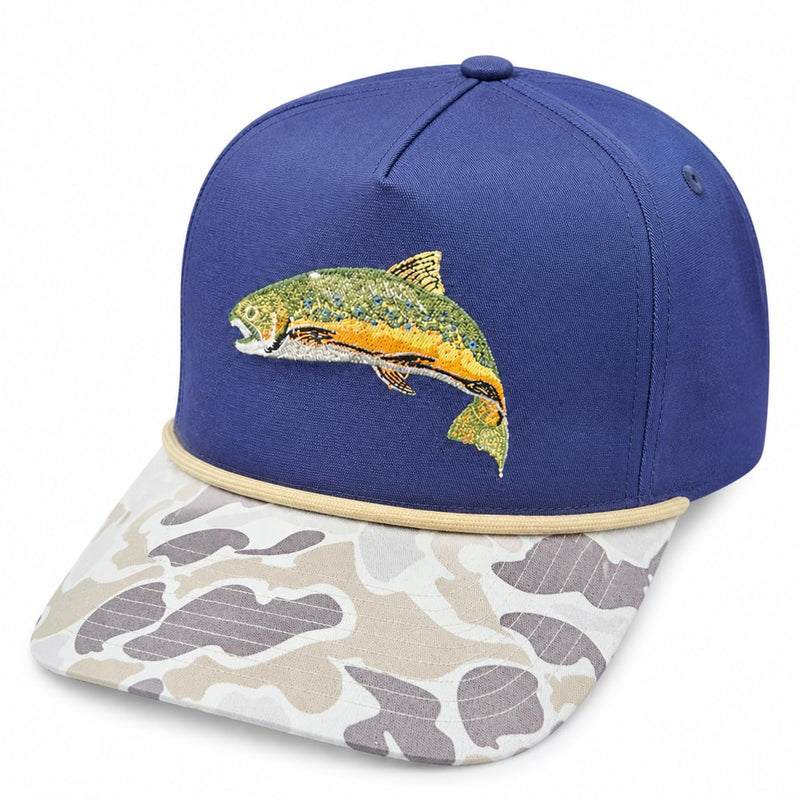 Wild Brims Hats, Brook Trout Light Camo, Navy