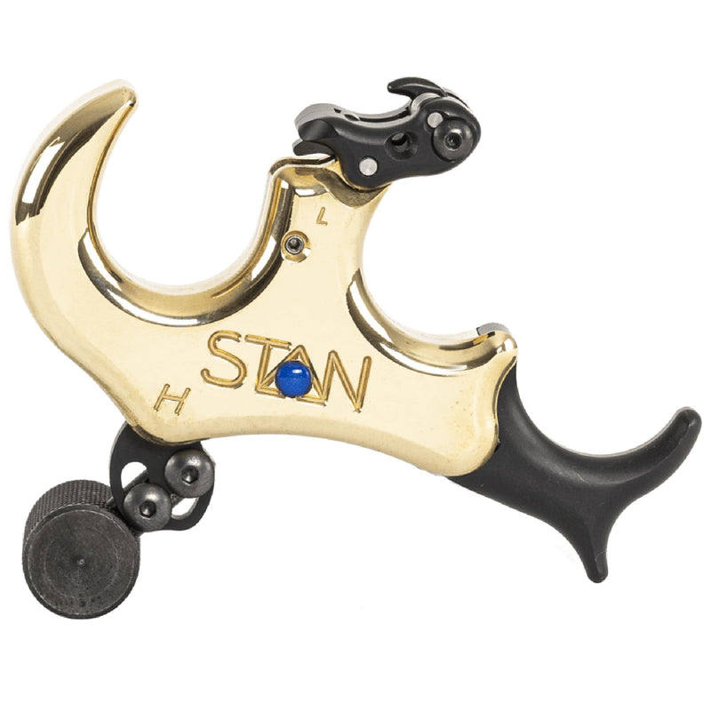 Stan OnneX Hinge Archery Release – Micro-Adjustable Hinge with Draw Control, Click Options, and Modular Fit for 3 or 4 Fingers, Sage, L