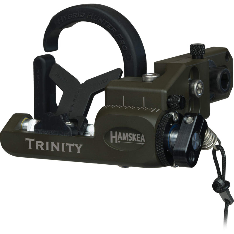 Hamskea Archery Solutions Trinity Hunter Pro Micro Tune Fall Away Arrow Rest for Bowhunting