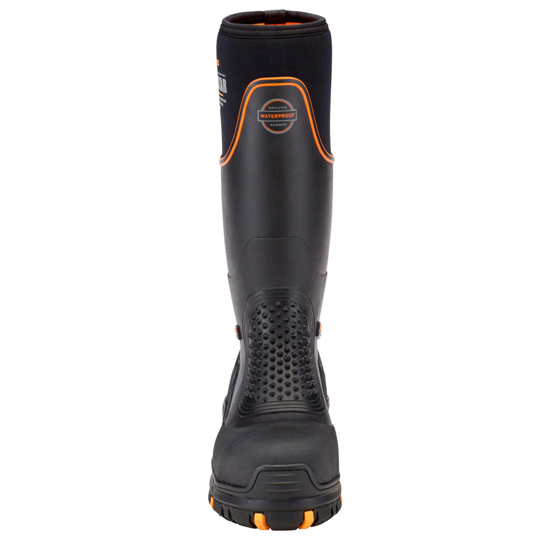 Dryshod Men's Megatar Met Guard Steel Toe Work Boot | Rubber | Waterproof | Insulated | Black | Size 11