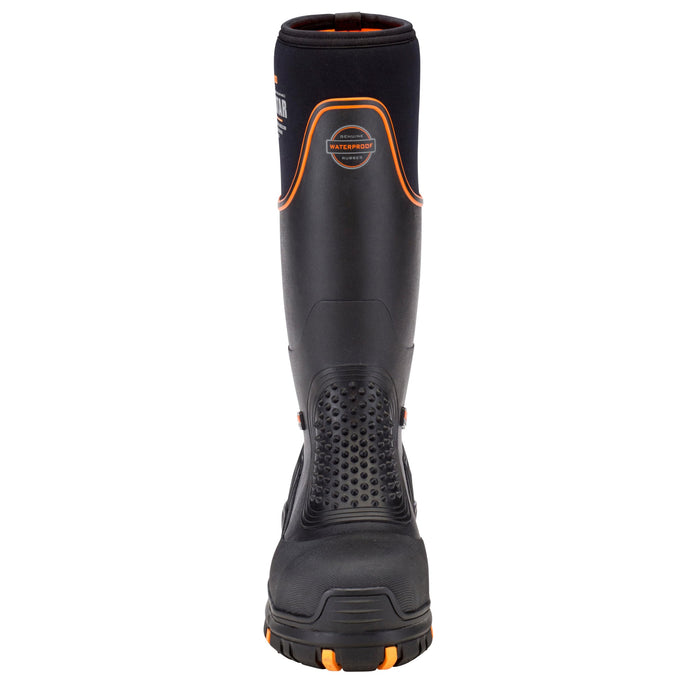 Dryshod Men's Megatar Met Guard Steel Toe Work Boot | Rubber | Waterproof | Insulated | Black | Size 11