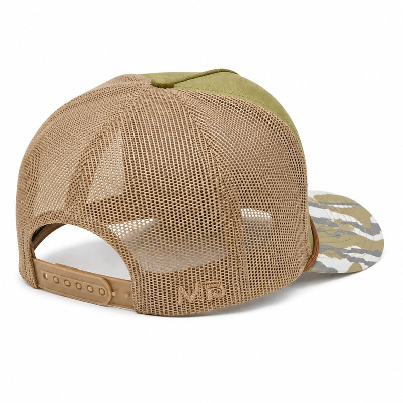 Wild Brims Hats, Wood Duck, Bark Camo, Dark Olive, Mesh Back