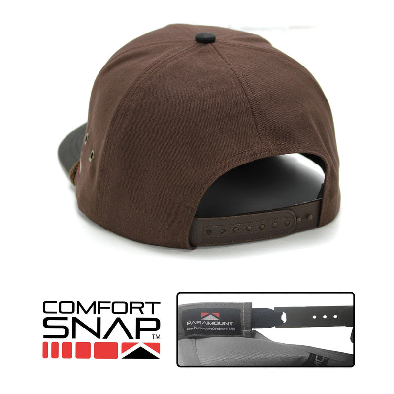 Paramount Outdoors Baseball Cap for Men with Wax Cloth Visor on Heavy Cotton Canvas Fabric (Olive - OSFA)