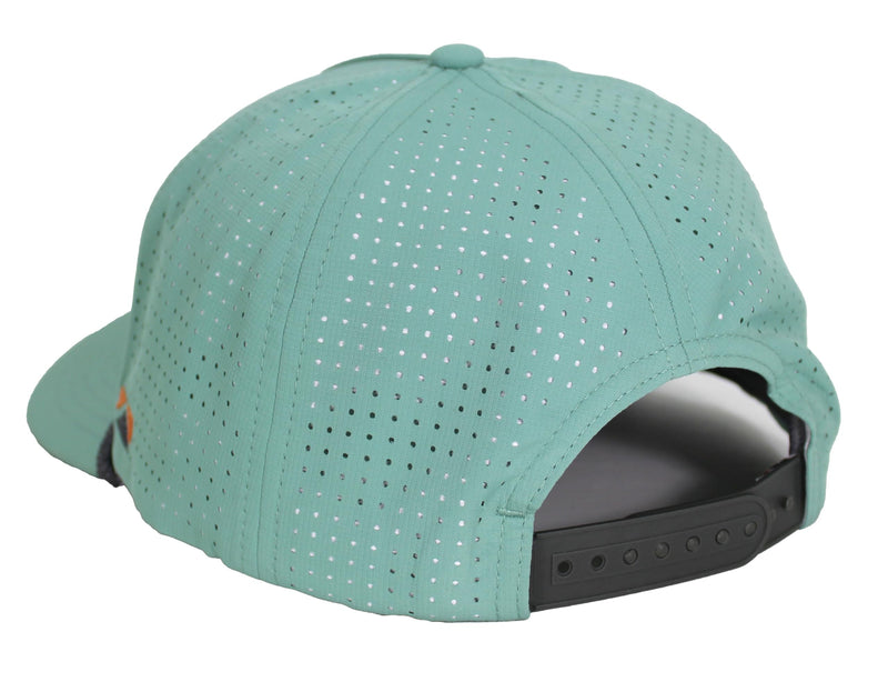 Paramount Outdoors Hat 5-Panel Throwback Fly Fishing Trucker hat with Quick Dry Fabric and Stretch Comfort Snapback