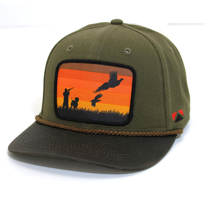 Paramount Outdoors Upland Pheaseant Trucker Hat for Men Meshback Ringneck Rope Cap