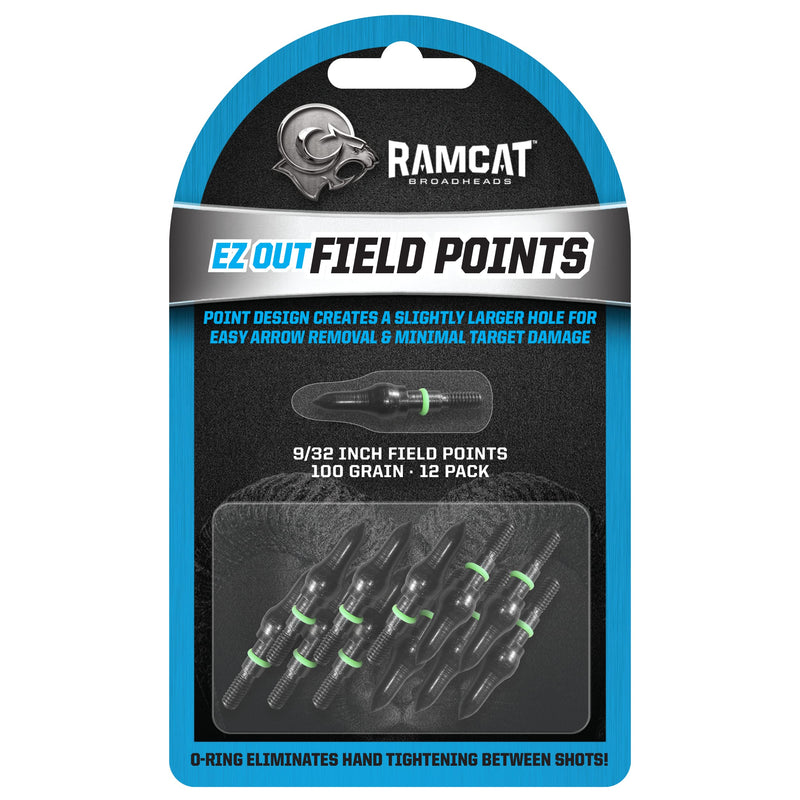 Ramcat EZ Out Field Points - 12 Pack (9/32", 100 Grain)