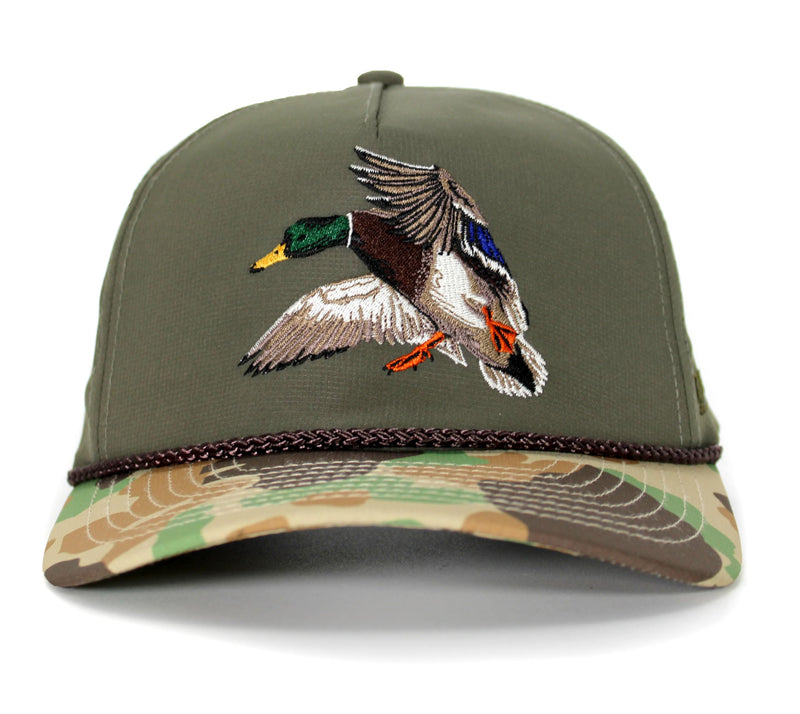 Paramount Outdoors Hat 5-Panel Throwback Fly Fishing Trucker hat with Quick Dry Fabric and Stretch Comfort Snapback