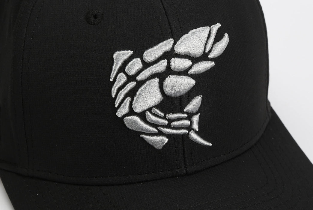Paramount Outdoors Rock Fish 3-D Puff Embroidery Fishing Hat Salmon Trout Fly Fishing Baseball Cap (Olive)