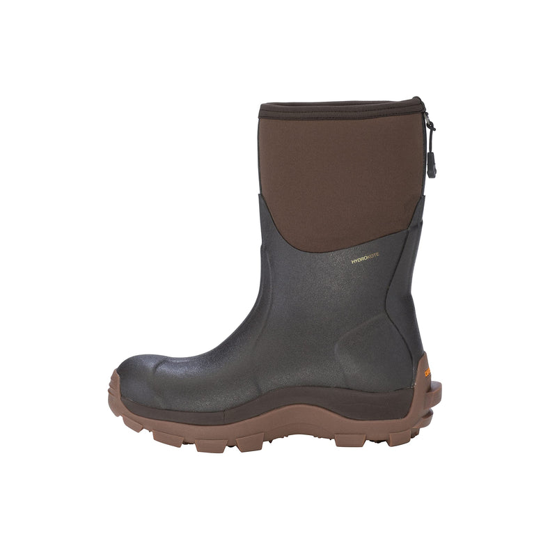 Dryshod Womens Haymaker Mid Rubber Farm Boots |Rubber | Waterproof | Brown
