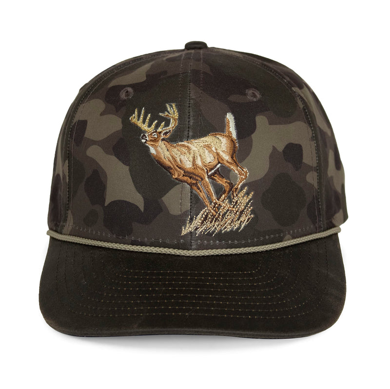 Paramount Outdoors Hat 5-Panel Throwback Fly Fishing Trucker hat with Quick Dry Fabric and Stretch Comfort Snapback