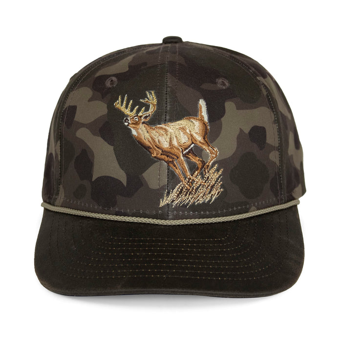 Paramount Outdoors Turkey Feather Bottomland Mesh Back Comfort Snap Snapback, Turkey Hunting Cap