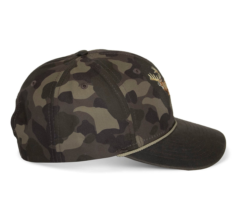 Paramount Outdoors Hat 5-Panel Throwback Fly Fishing Trucker hat with Quick Dry Fabric and Stretch Comfort Snapback