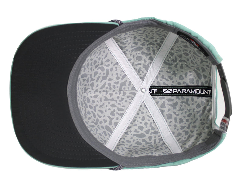 Paramount Outdoors Hat 5-Panel Throwback Fly Fishing Trucker hat with Quick Dry Fabric and Stretch Comfort Snapback
