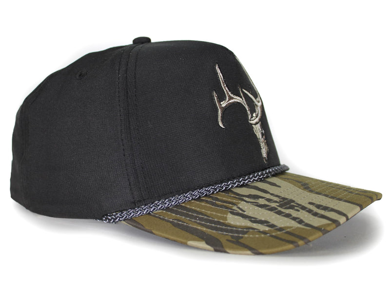 Paramount Outdoors Hat 5-Panel Throwback Fly Fishing Trucker hat with Quick Dry Fabric and Stretch Comfort Snapback