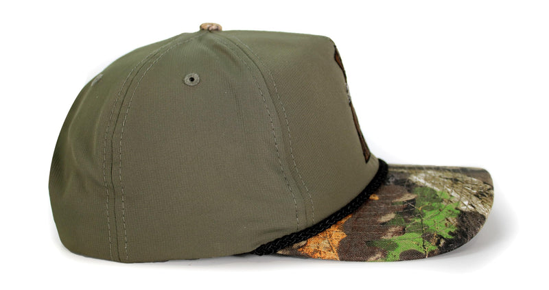 Paramount Outdoors Baseball Cap for Men with Wax Cloth Visor on Heavy Cotton Canvas Fabric (Olive - OSFA)