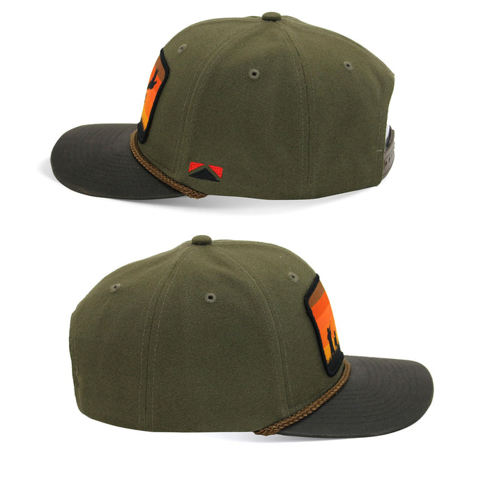 Paramount Outdoors Upland Pheaseant Trucker Hat for Men Meshback Ringneck Rope Cap