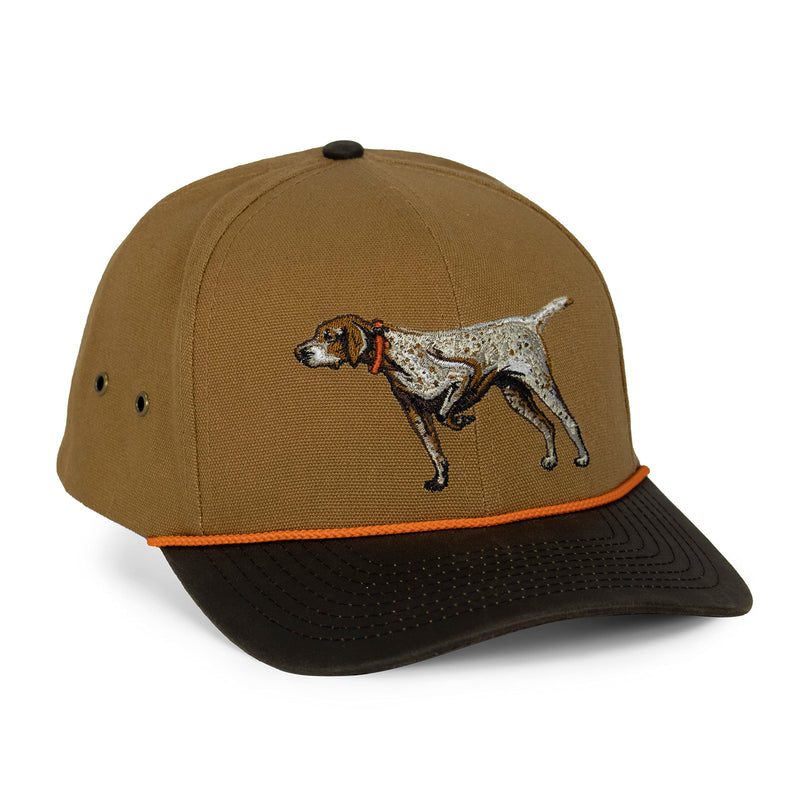 Paramount Outdoors Baseball Cap for Men with Wax Cloth Visor on Heavy Cotton Canvas Fabric (Olive - OSFA)