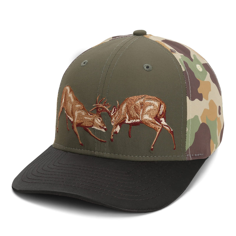 Paramount Outdoors Turkey Feather Bottomland Mesh Back Comfort Snap Snapback, Turkey Hunting Cap
