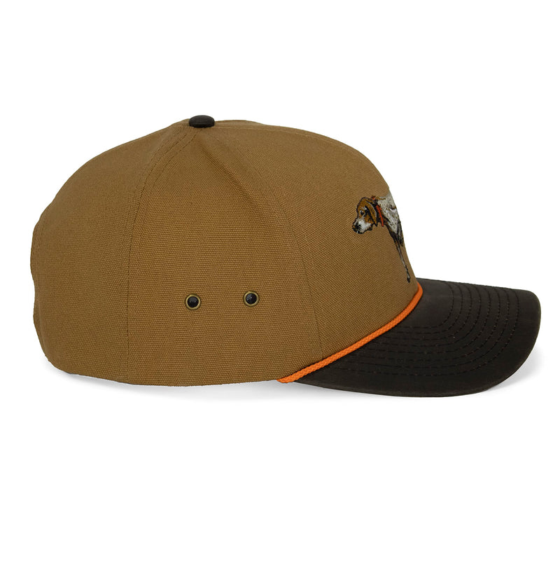 Paramount Outdoors Baseball Cap for Men with Wax Cloth Visor on Heavy Cotton Canvas Fabric (Olive - OSFA)