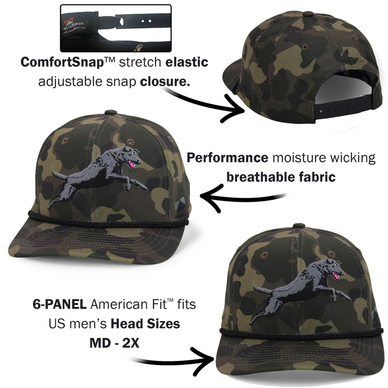 Paramount Outdoors Baseball Cap for Men with Wax Cloth Visor on Heavy Cotton Canvas Fabric (Olive - OSFA)
