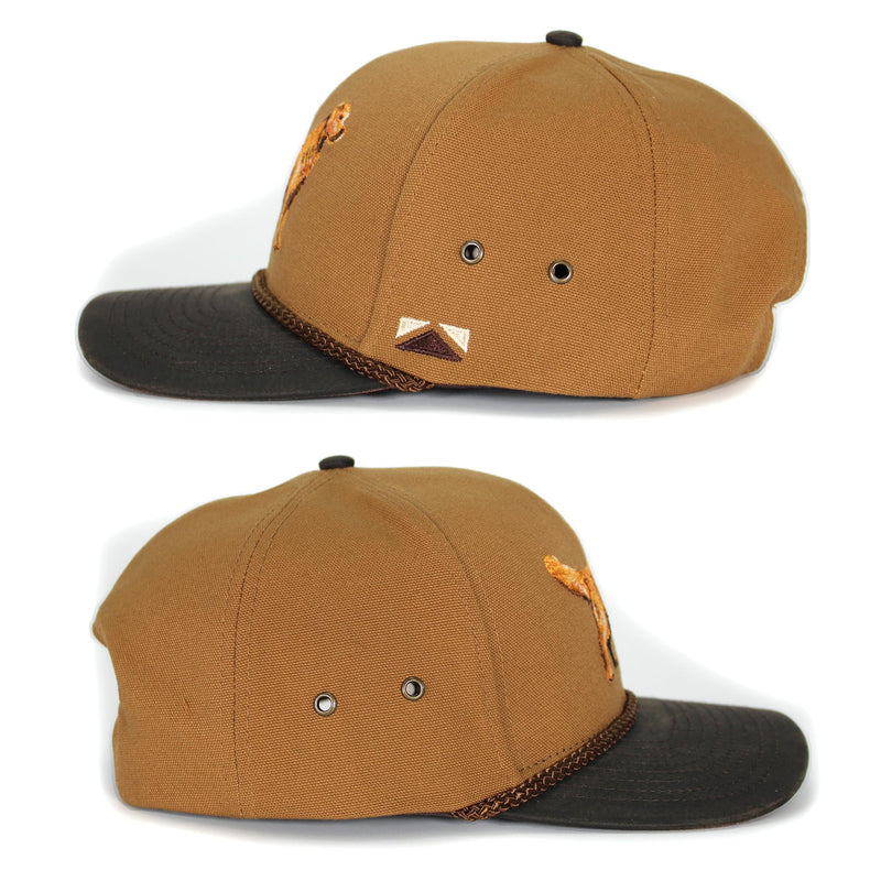 Paramount Outdoors Baseball Cap for Men with Wax Cloth Visor on Heavy Cotton Canvas Fabric (Olive - OSFA)