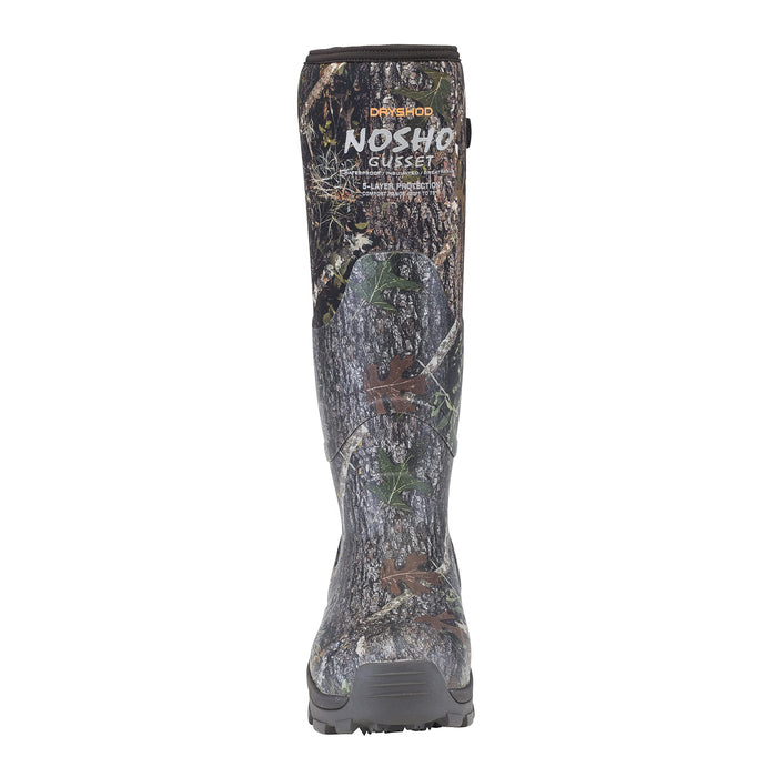 Dryshod Men's NoSho Gusset Rubber Hunting Boot | Insulated | Waterproof | Full Camo | Size 11