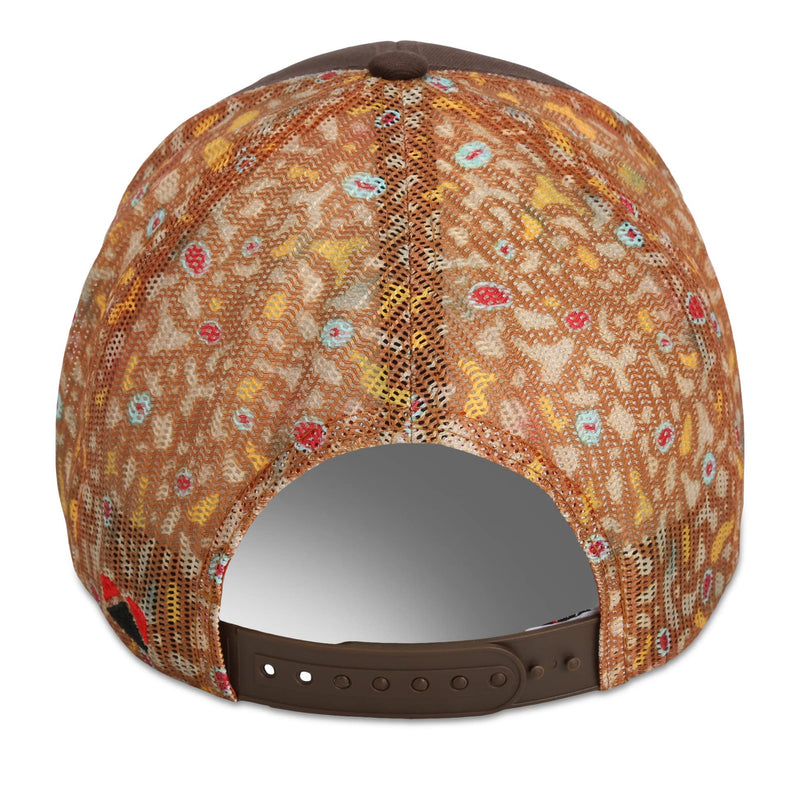Paramount Outdoors Trout Tongue Fly Fishing Brown Trout 6-Panel Rope Cap Fly Fishing Cap (Brown)