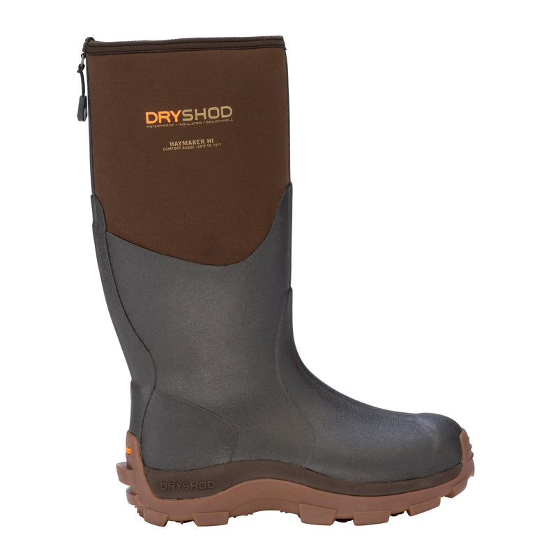 Dryshod Mens Haymaker Hi Rubber Farm Boots |Rubber | Waterproof