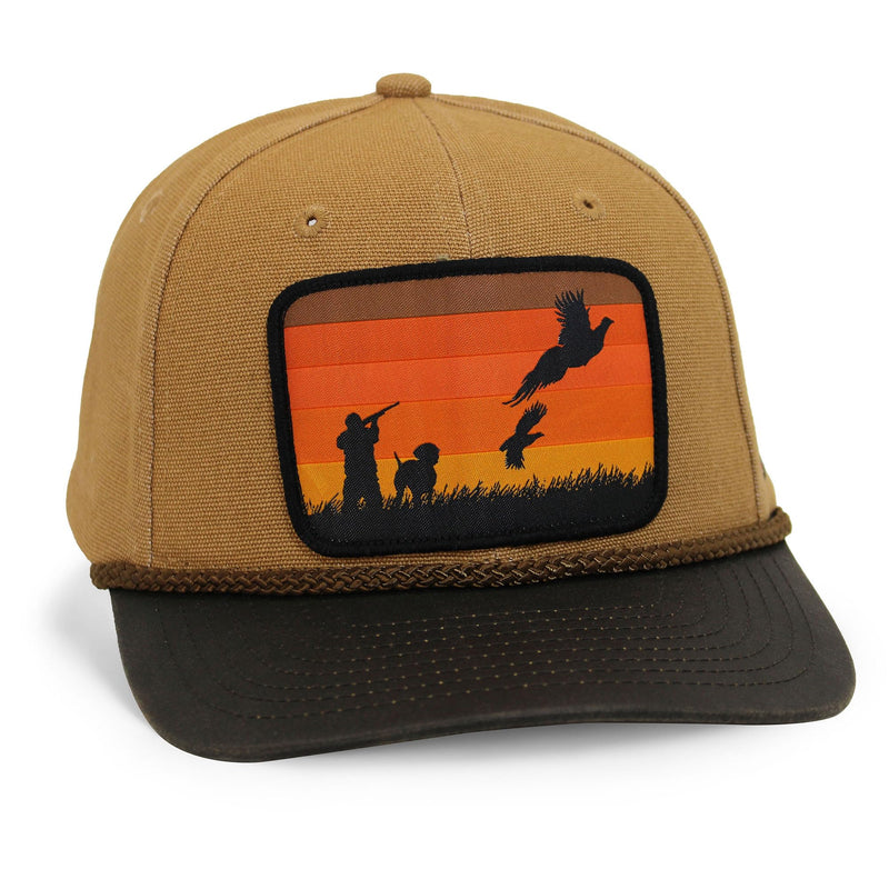 Paramount Outdoors Upland Pheaseant Trucker Hat for Men Meshback Ringneck Rope Cap
