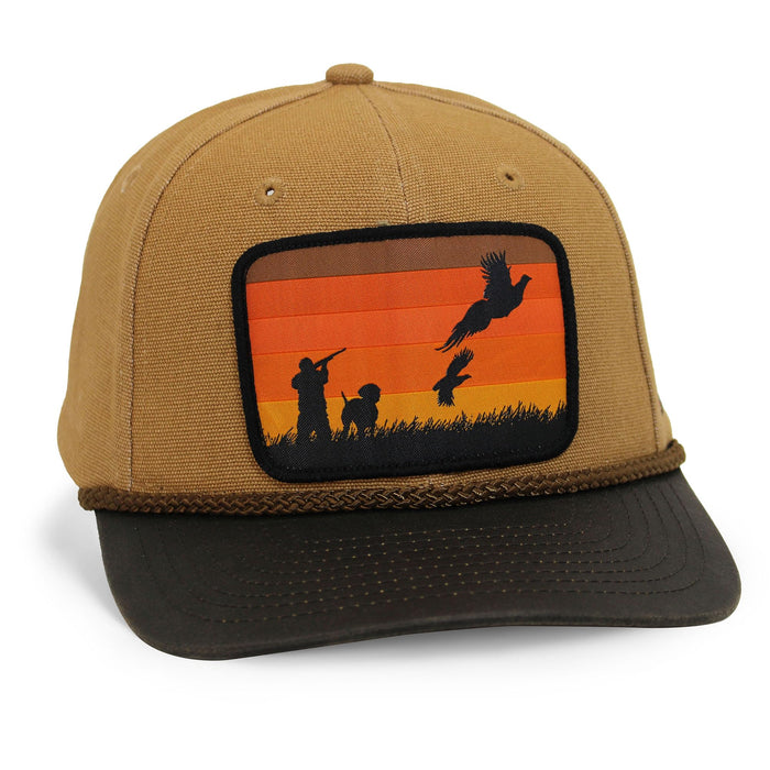 Paramount Outdoors Upland Pheaseant Trucker Hat for Men Meshback Ringneck Rope Cap