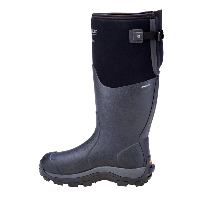 Dryshod Mens Haymaker Gusset Farm Boots| Rubber | Waterproof | Insulated | Black | Pull On