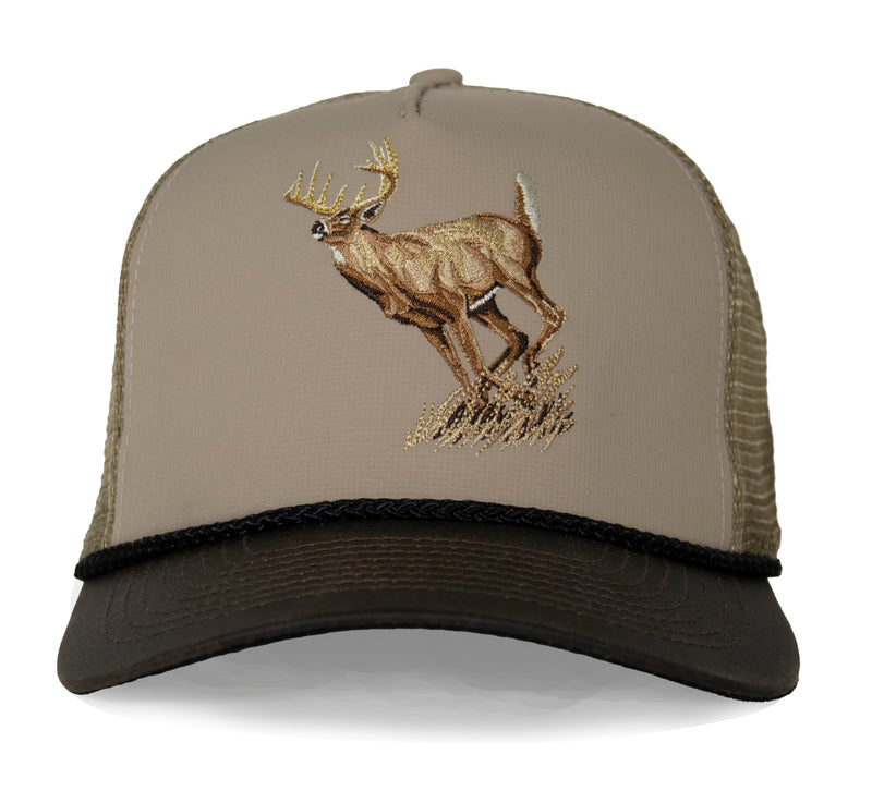 Paramount Outdoors Turkey Feather Bottomland Mesh Back Comfort Snap Snapback, Turkey Hunting Cap