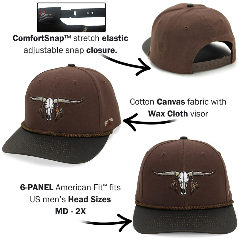 Paramount Outdoors Hat 5-Panel Throwback Fly Fishing Trucker hat with Quick Dry Fabric and Stretch Comfort Snapback
